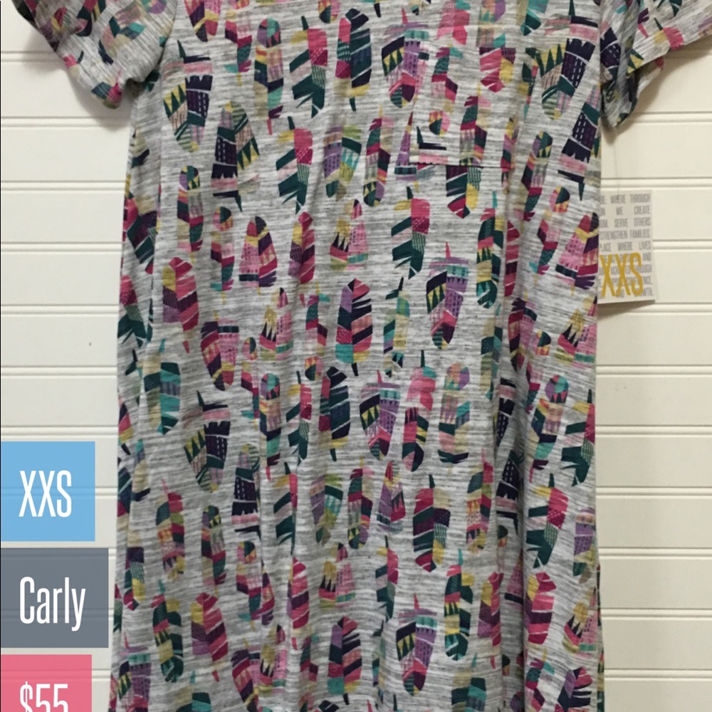 LuLaRoe Carly dress XXS